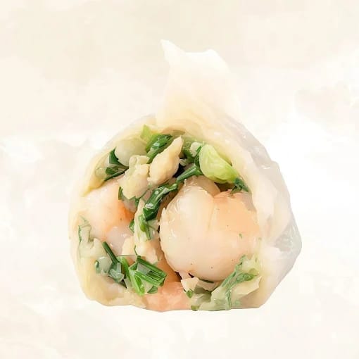 Chives Shrimp With Pork Dumplings 韭菜虾仁猪肉饺子