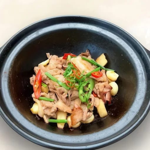 Steamed Pork Belly With Fermented Bean Paste 面酱啫五花