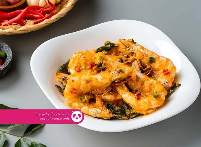 Salted Egg Prawn 咸蛋黄明虾