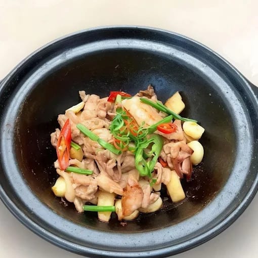 Claypot Pork Belly With Tai-Shan Shrimp Paste 台山虾酱五花肉煲