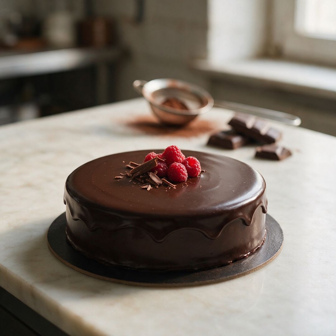 Dark Chocolate Ganache Cake (6-inch)