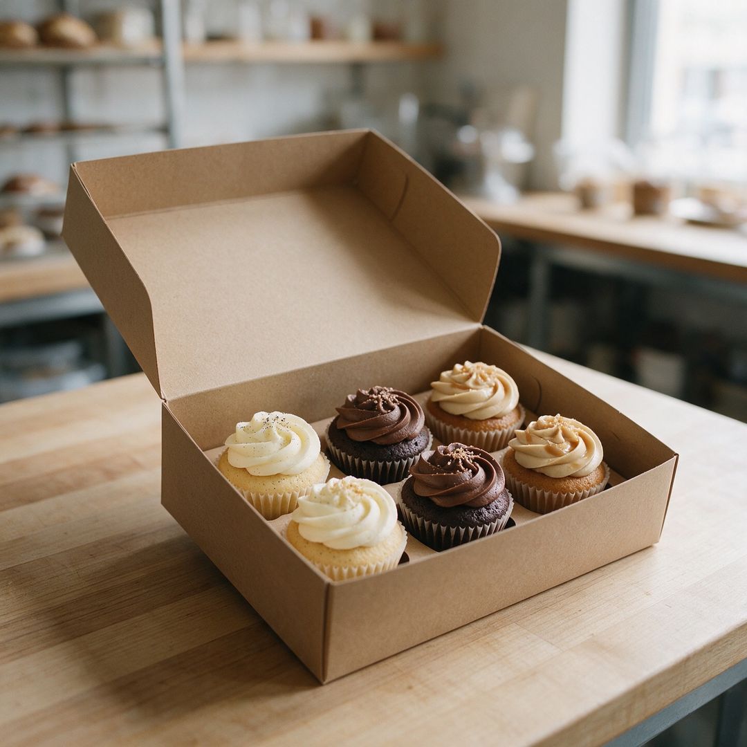 Assorted Cupcake Box (6 pcs)