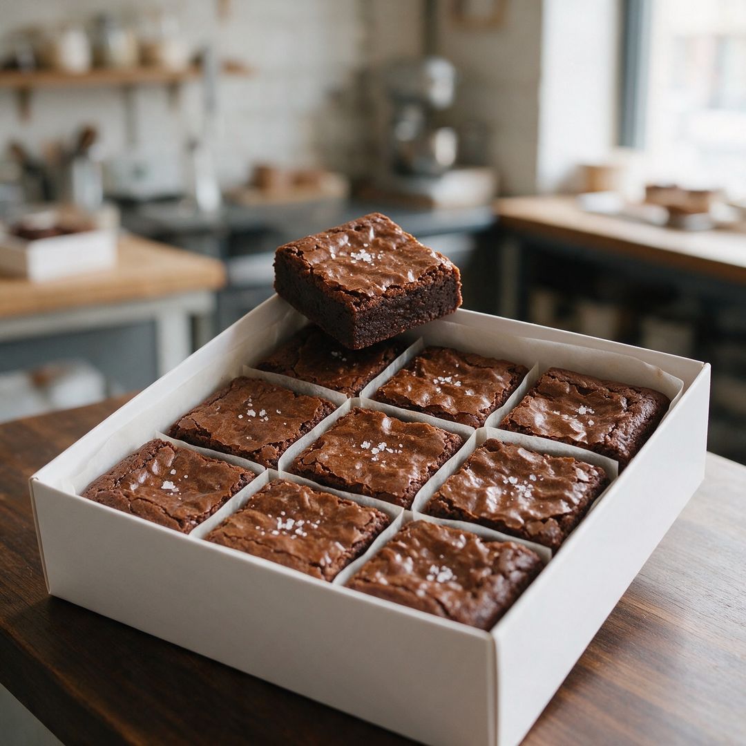 Salted Caramel Brownie Box (9 pcs)