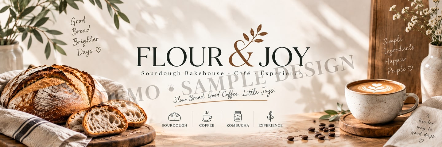 FLOUR & JOY (DEMO • SAMPLE DESIGN)
