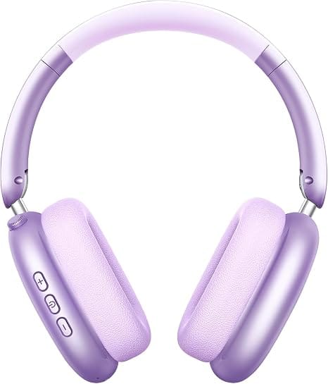 Wentronic Y01 Wireless Noise Canceling Headphones Bluetooth 5.3 Over Ear Headphones with Microphone, Hi-Res Audio, 48H Playtime, Foldable Comfortable Earpads,Compatible with iOS,Android,PC, Space Grey