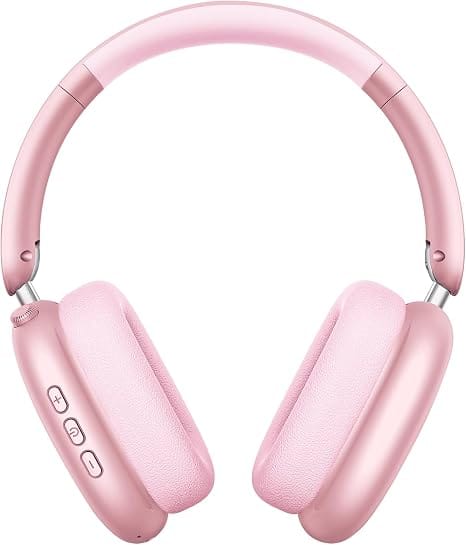 Wentronic Y01 Wireless Noise Canceling Headphones Bluetooth 5.3 Over Ear Headphones with Microphone, Hi-Res Audio, 48H Playtime, Foldable Comfortable Earpads,Compatible with iOS,Android,PC, Space Grey