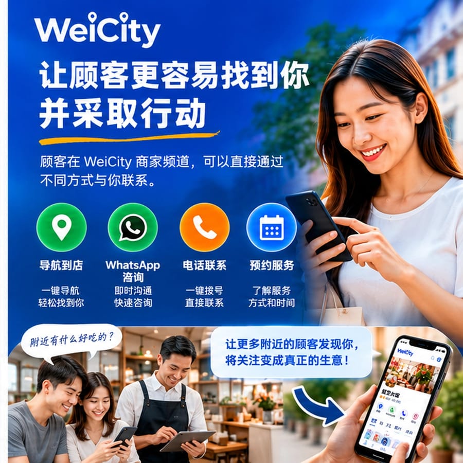 WeiCity 商家频道|建立你的线上生意空间
