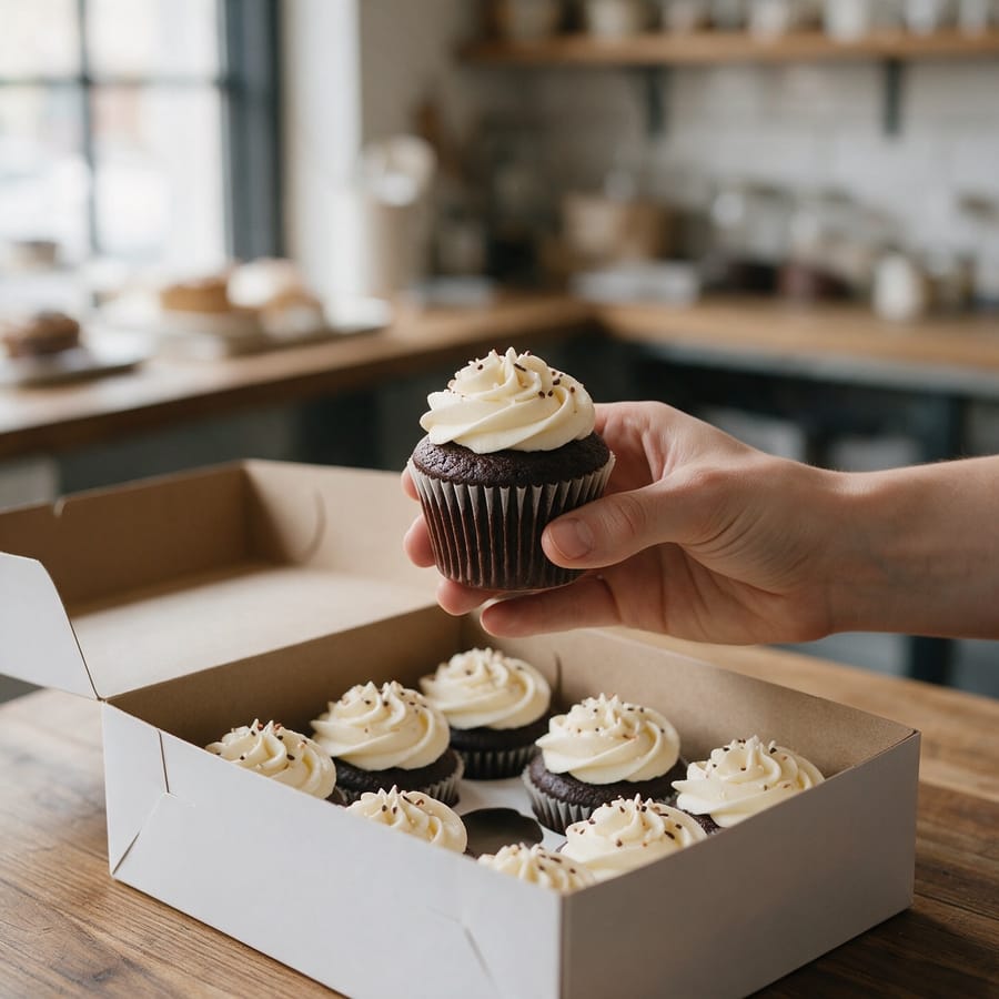 Assorted Cupcake Box (6 pcs)