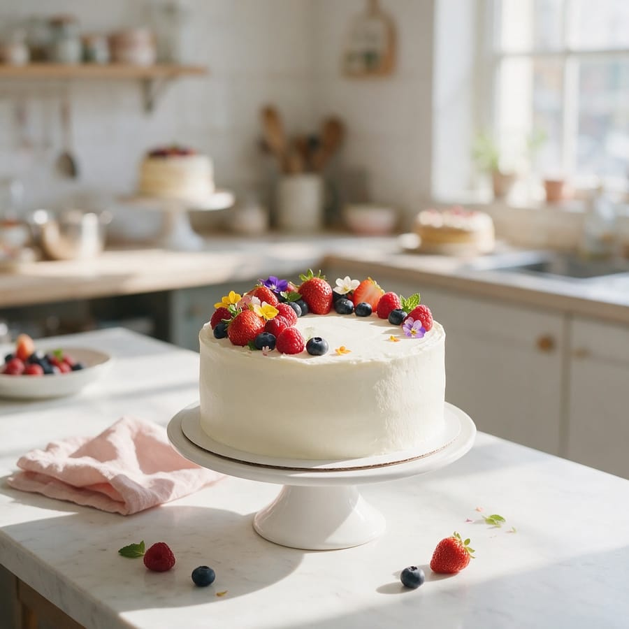 Berry Garden Birthday Cake (7-inch)
