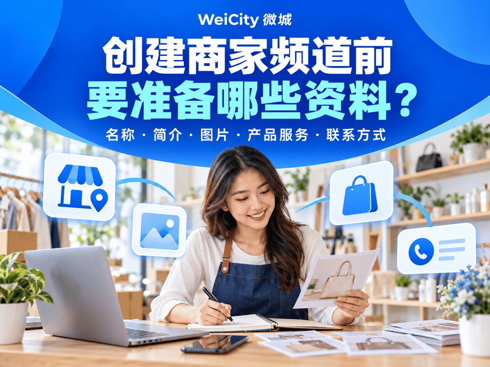 3 创建商家频道前,要准备哪些资料?