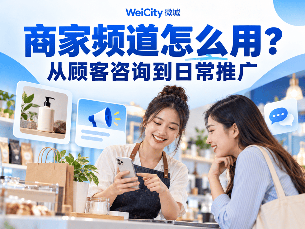 2 商家频道怎么用?从顾客咨询到日常推广