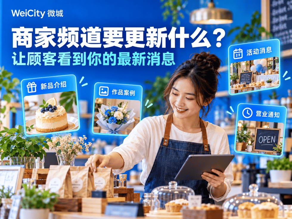 7 商家频道要更新什么？让顾客看到你的最新消息