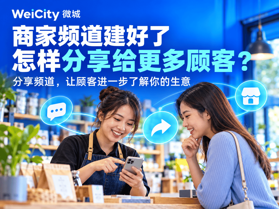6 商家频道建好了，怎样分享给更多顾客？