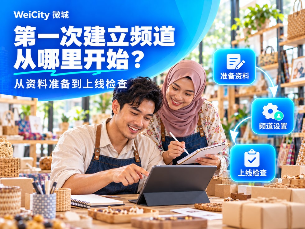 1 第一次建立 WeiCity 商家频道，从哪里开始？