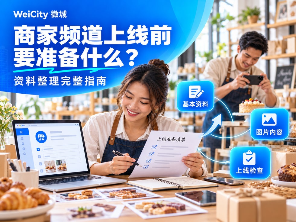 1 商家频道上线前要准备什么?资料整理完整指南