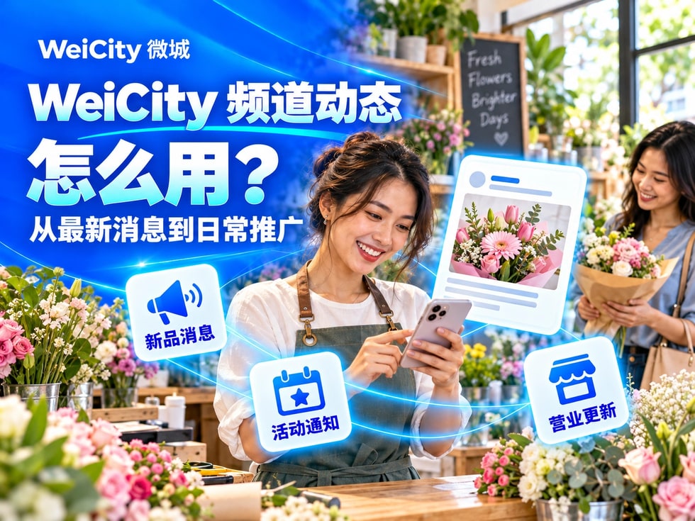 3 WeiCity 频道动态怎么用?从最新消息到日常推广