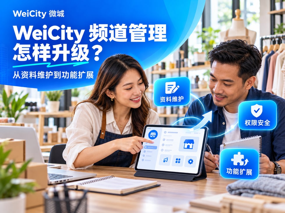 10 WeiCity 频道怎样管理和升级？从资料维护到功能扩展