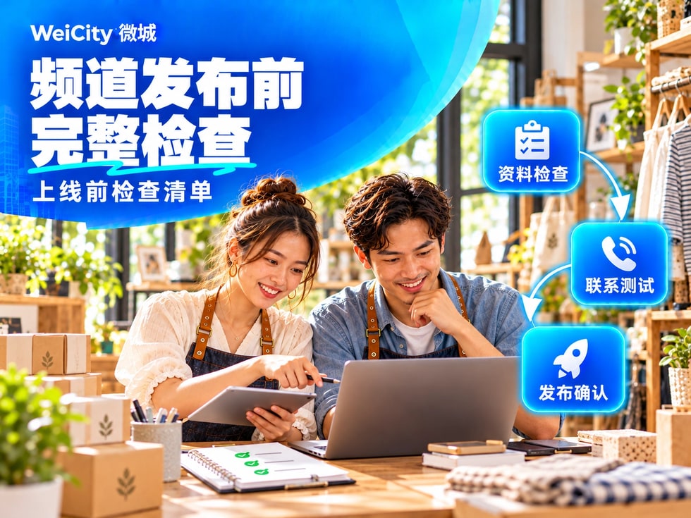 9 WeiCity 频道发布前要检查什么？上线前完整检查清单