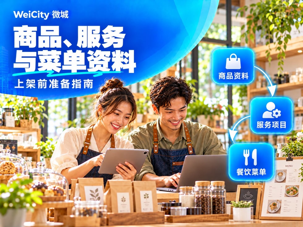 7 WeiCity 商品、服务或菜单资料怎样整理?上架前准备指南