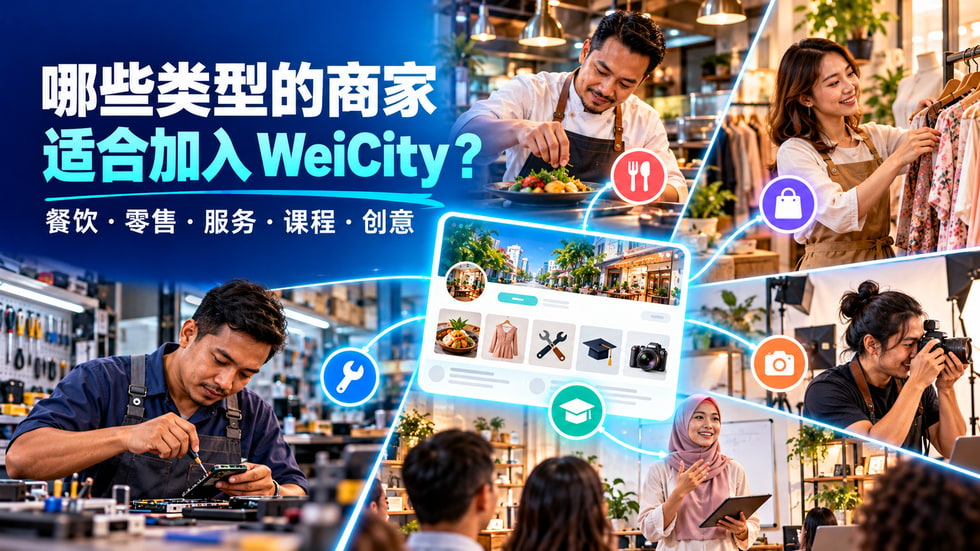 4 🧭 哪些类型的商家适合加入 WeiCity?