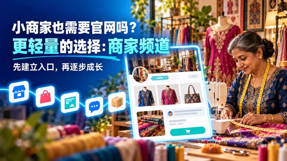 6 🌱 小商家也需要官网吗?更轻量的选择可能是商家频道