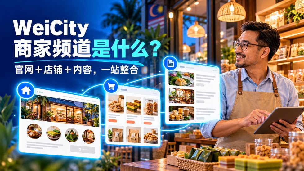 2 🏪 WeiCity 商家频道是什么?一篇看懂“官网+店铺+内容”