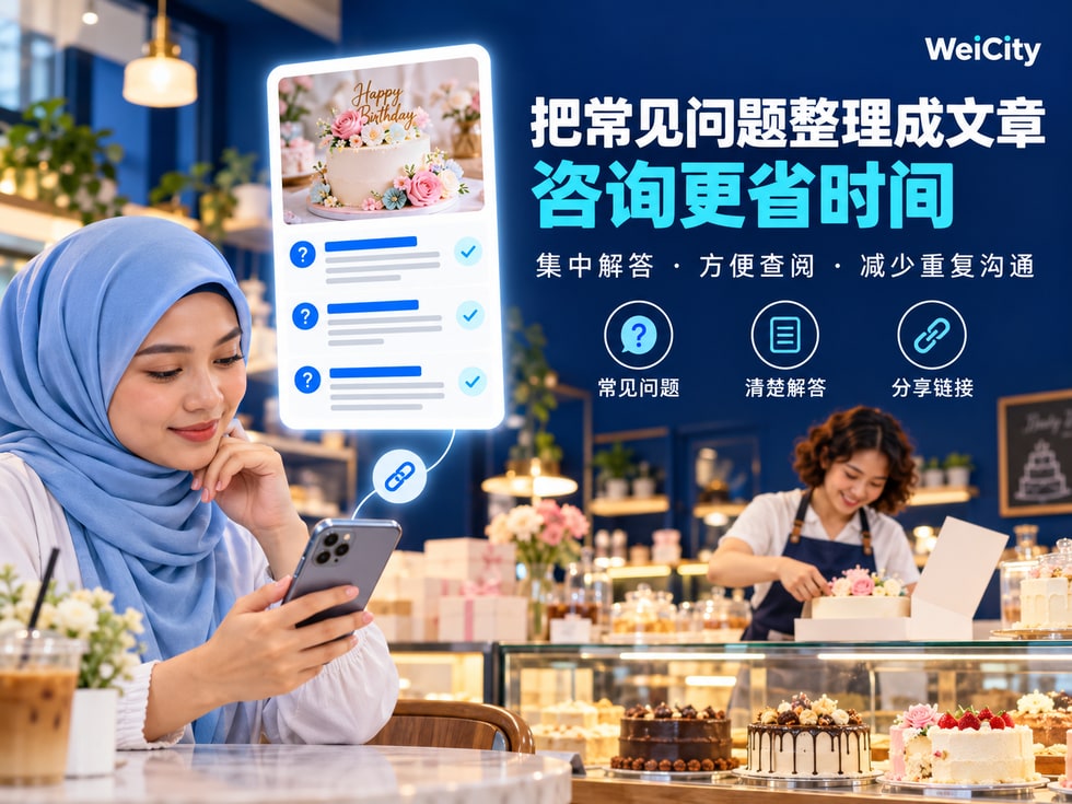 5❓ 把常见问题整理成文章,咨询更省时间