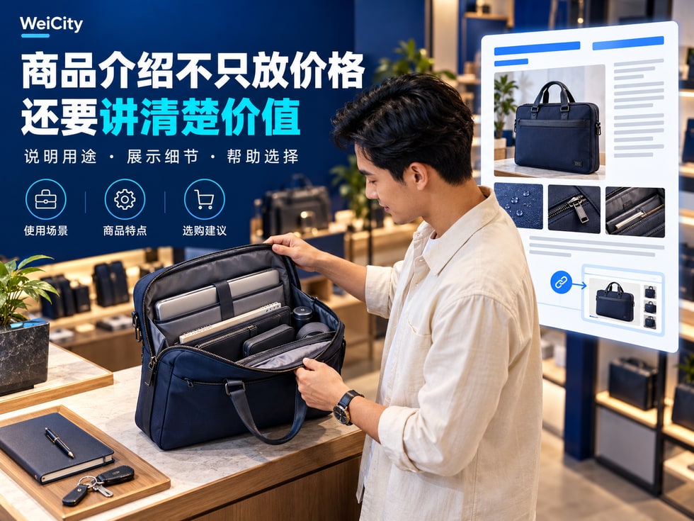 6🛍️ 商品介绍不只放价格,还要讲清楚价值