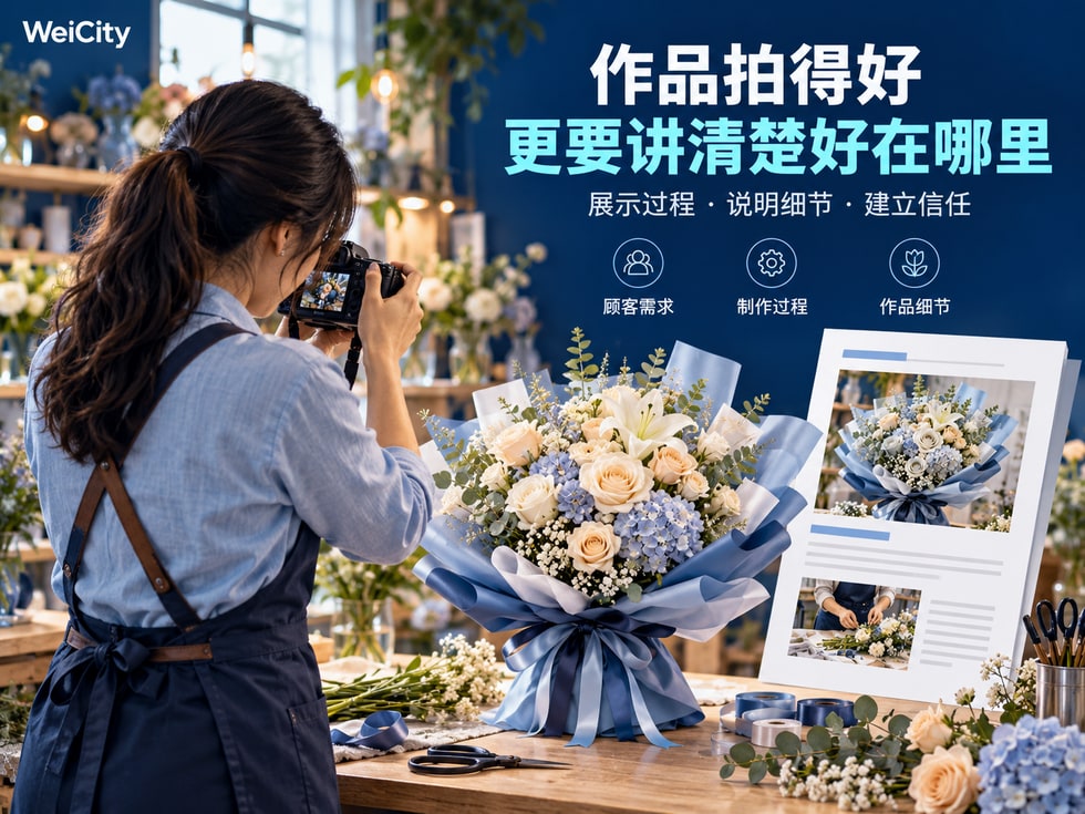 8 📸 作品拍得好，还要让顾客看懂你做得好在哪里