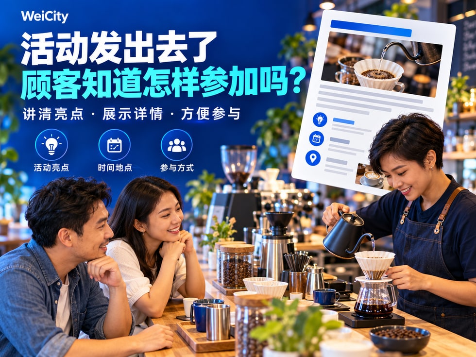 7 📣 活动发出去了,顾客知道怎样参加吗?
