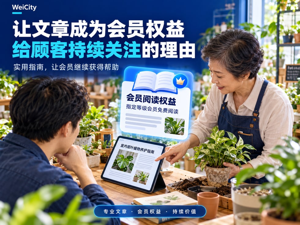 13 👥 让文章成为会员权益,给顾客持续关注的理由