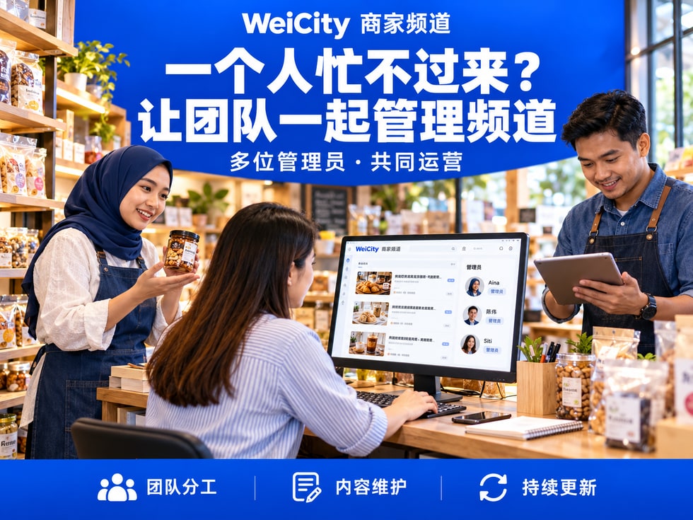 11 👥 一个人忙不过来?让团队一起管理 WeiCity 商家频道