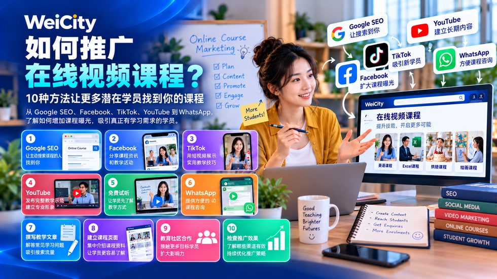 10 如何推广在线视频课程？10种方法让更多潜在学员找到你的课程