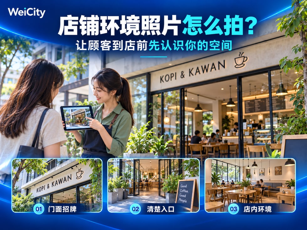 3 店铺环境照片怎么拍?让顾客到店前先了解你的空间