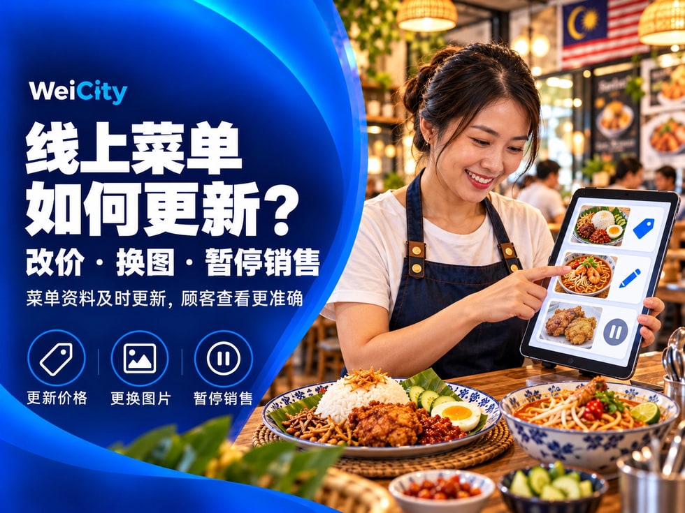 8 线上菜单如何更新？餐点改价、换图与暂停销售指南