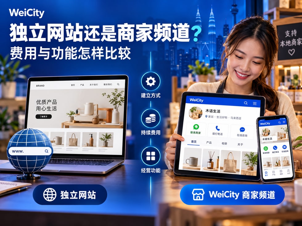 4💰 创建独立网站还是开通商家频道?费用与功能怎样比较