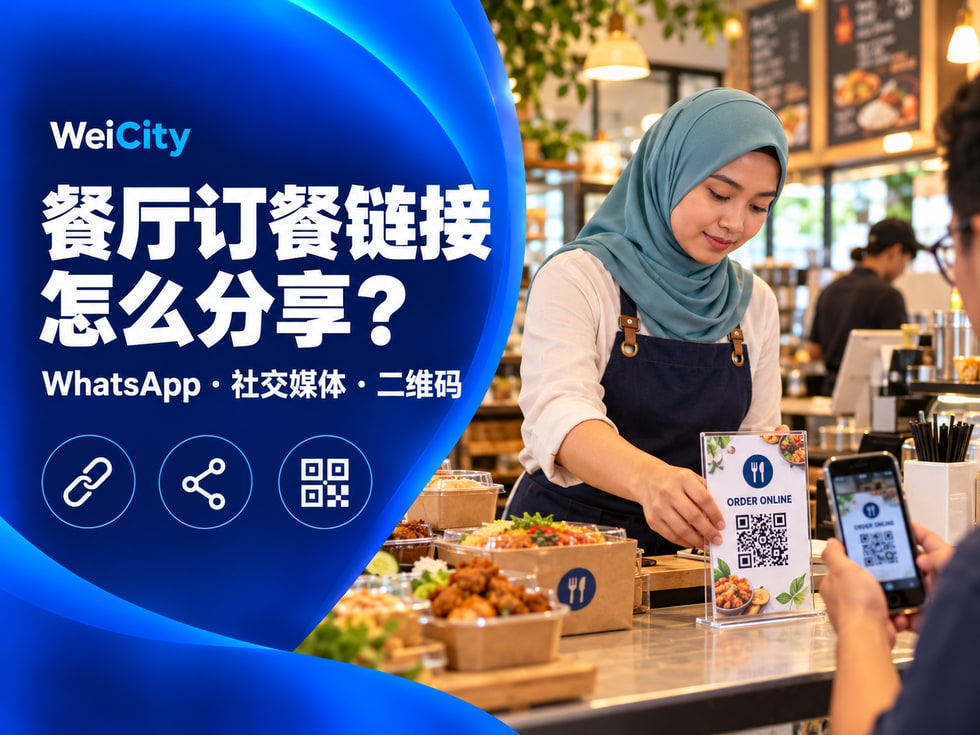 10 餐厅线上点餐链接怎么分享?WhatsApp、社交媒体与二维码使用方法