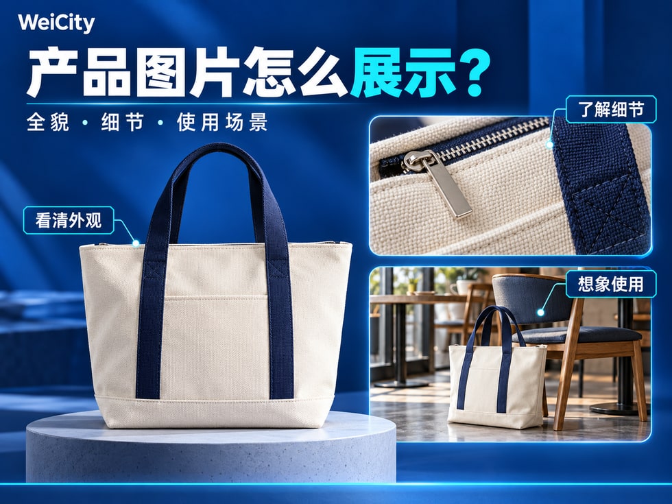 2 产品图片怎么展示?用全貌、细节与场景帮助顾客选购