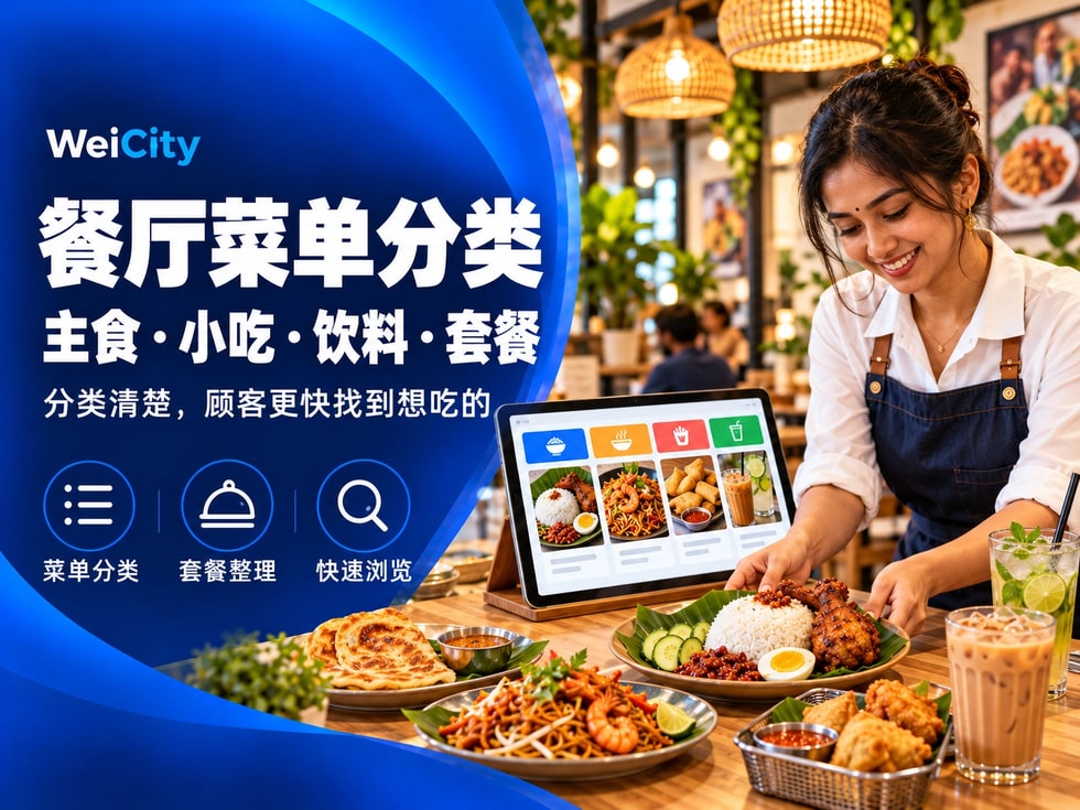 5 餐厅菜单怎么分类？主食、小吃、饮料与套餐整理方法
