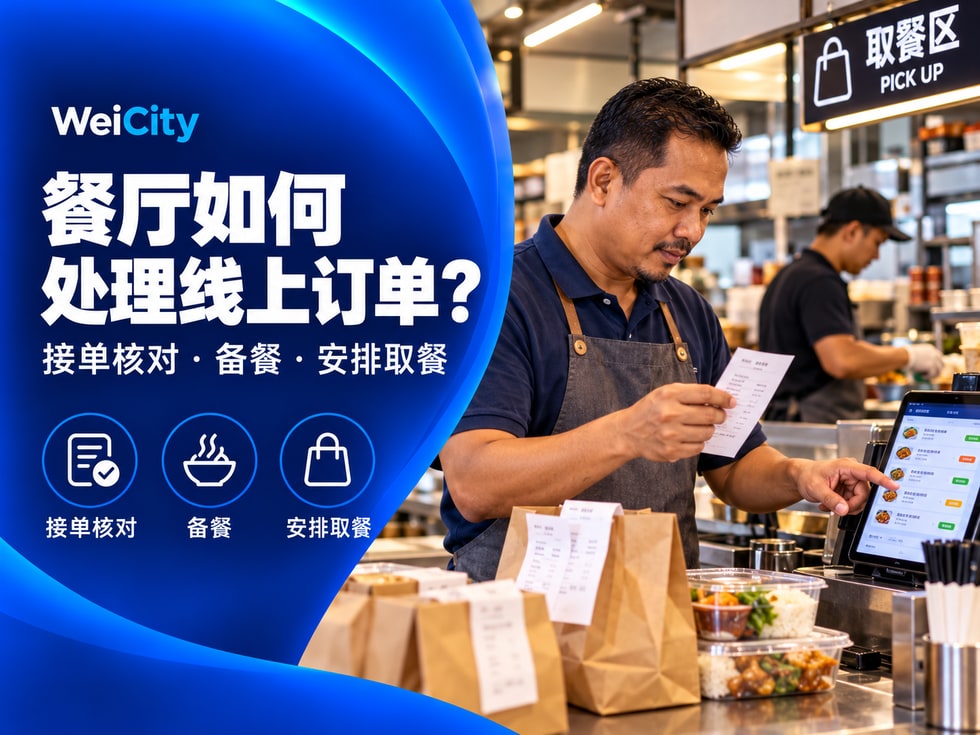 9 餐厅如何处理线上订单？接单核对、备餐与取餐安排