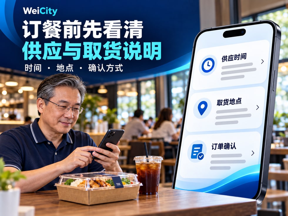 6 📝 订餐前需要看什么？把取货与供应说明写清楚