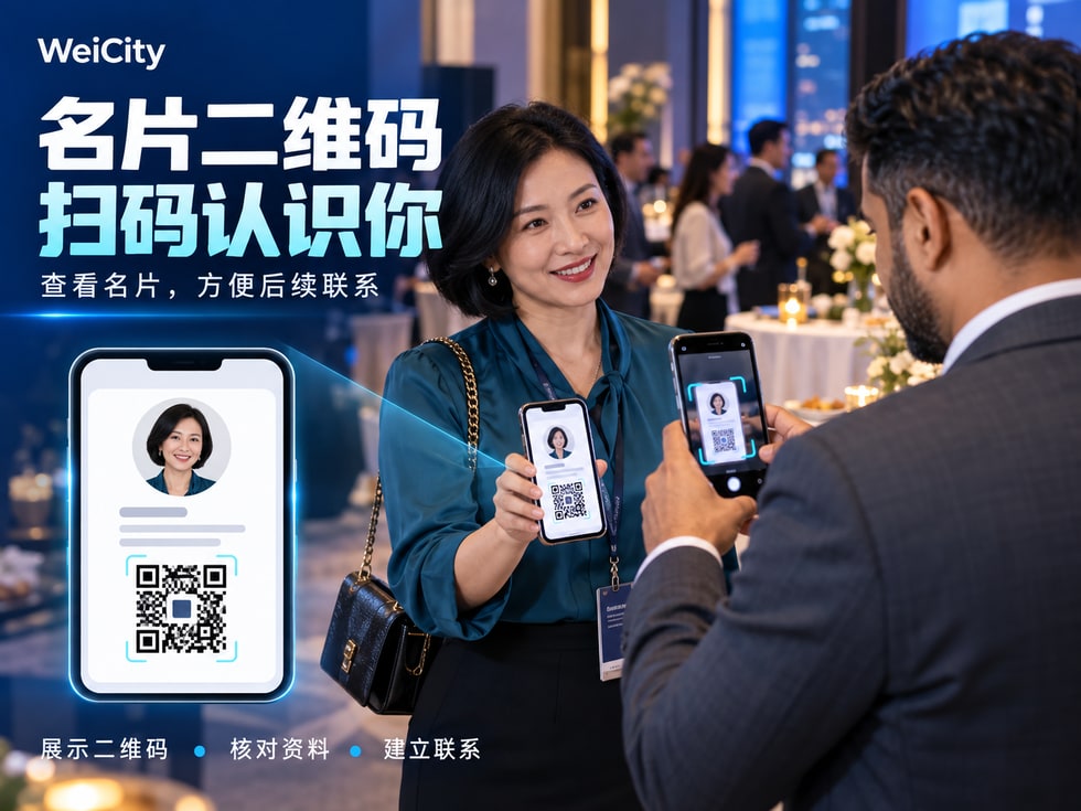 3 名片二维码怎么用?从展示到扫码添加联系人
