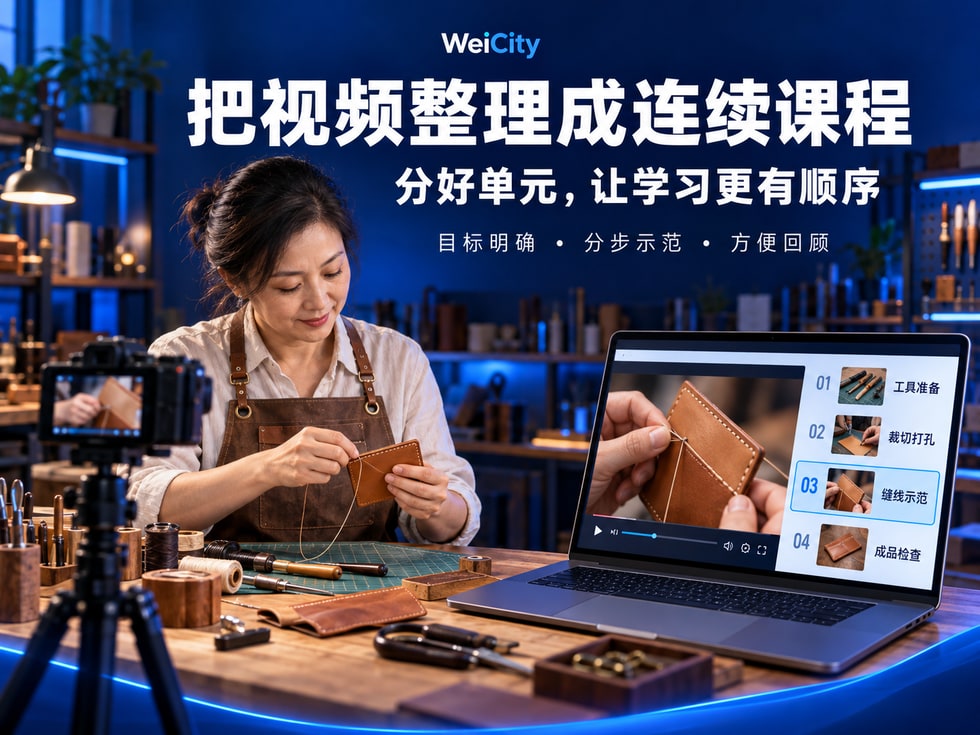 3 视频系列怎么安排?把内容整理成连续课程