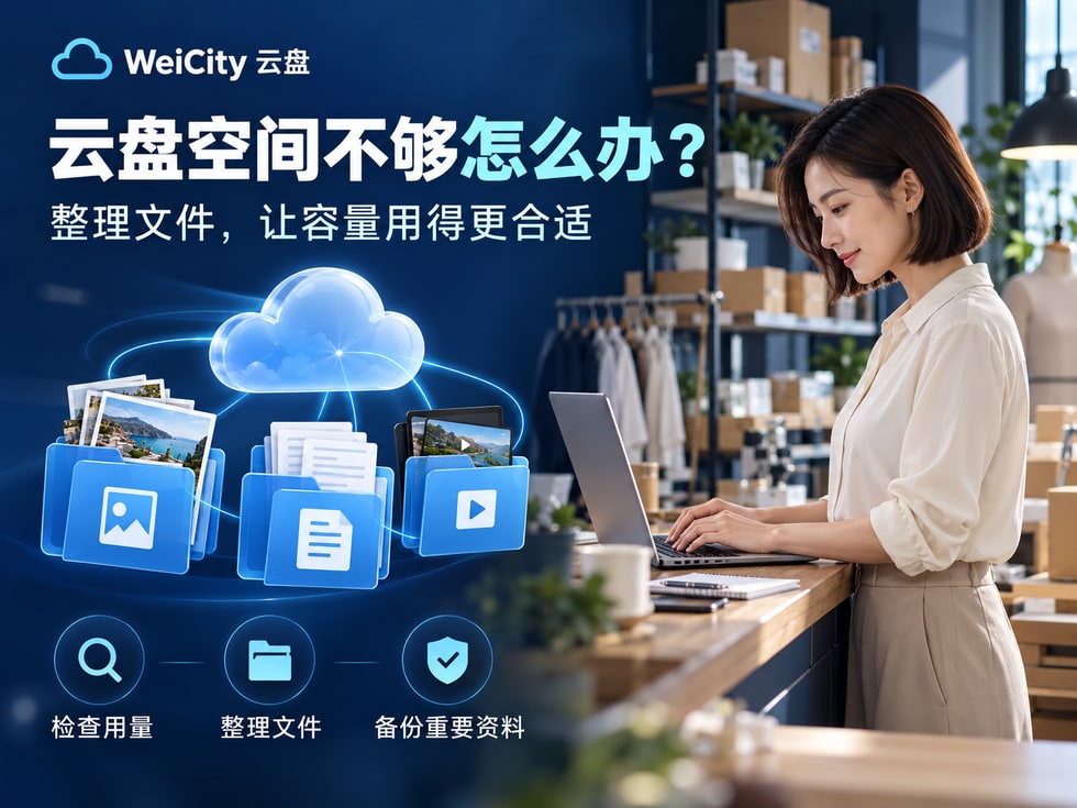 16 WeiCity 云盘空间不够怎么办？文件整理与容量管理指南