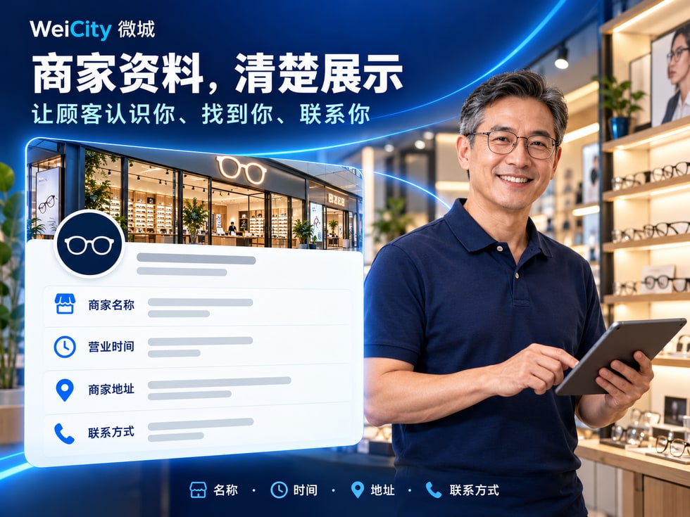 2 WeiCity 商家基本资料怎么展示？让顾客知道你是谁