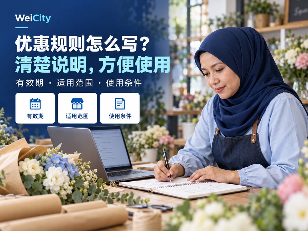 7 优惠规则怎么写？有效期、适用范围与使用条件