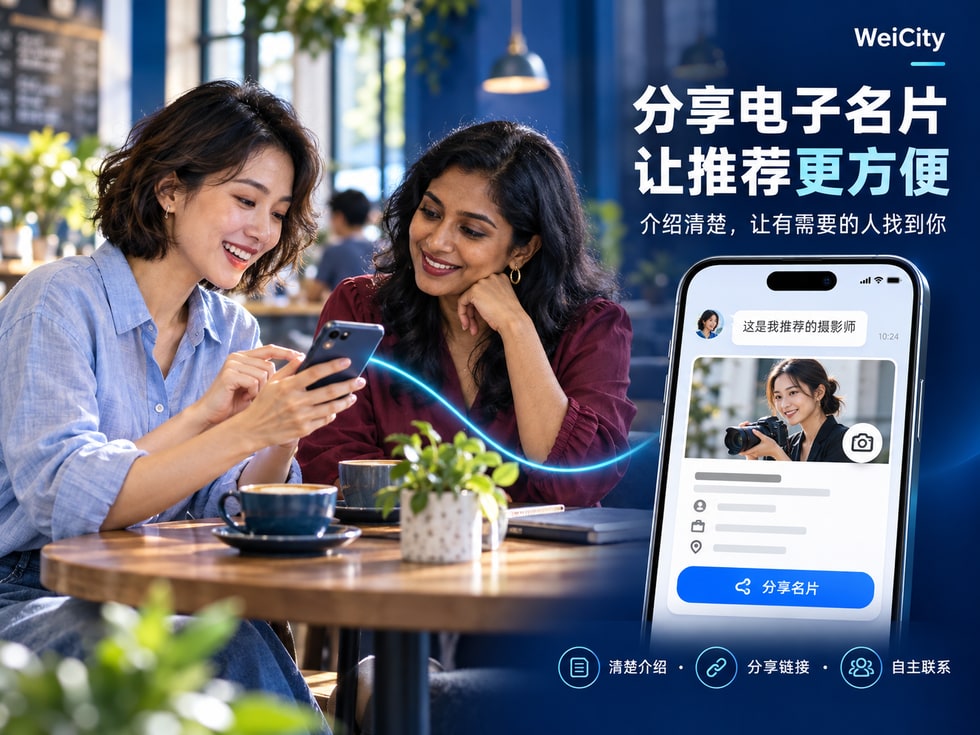 9 电子名片怎么转介绍?让朋友方便把你推荐给有需要的人