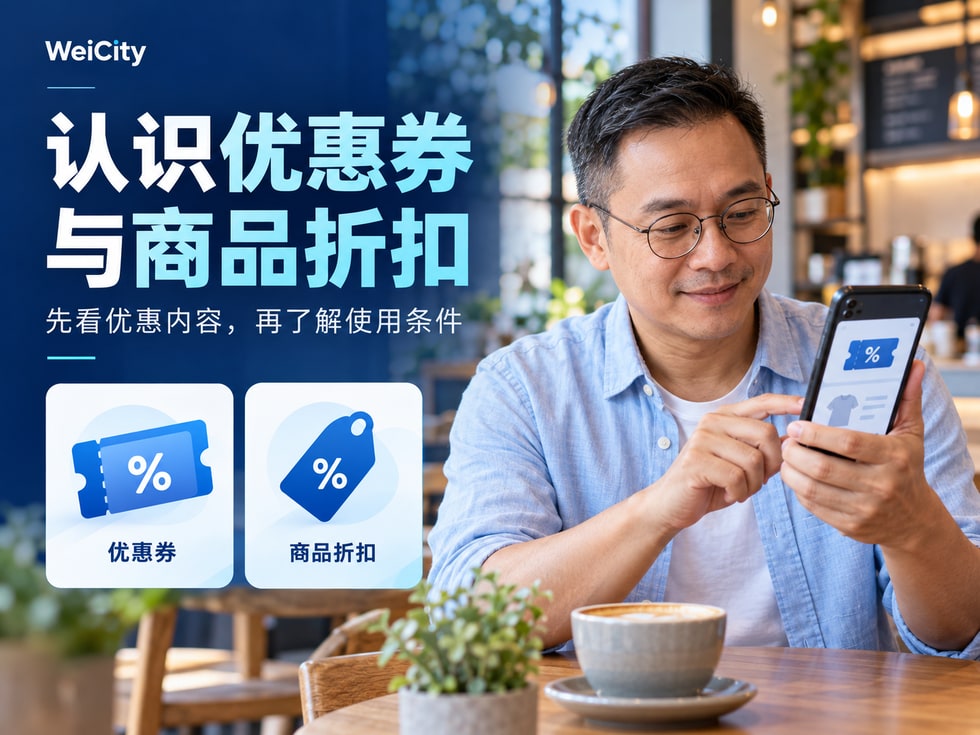 1 WeiCity 优惠功能：认识优惠券与商品折扣