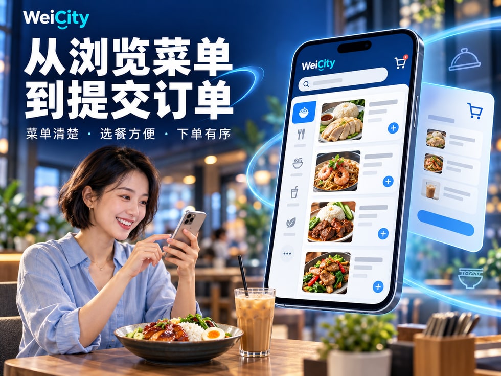 1 🍽️ WeiCity 订餐功能：从浏览菜单到提交订单