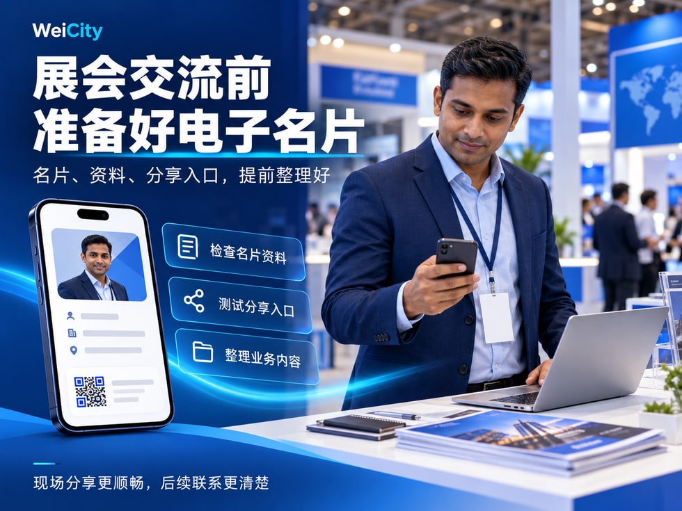 10 参加展会前怎么准备电子名片？从现场交流到后续联系
